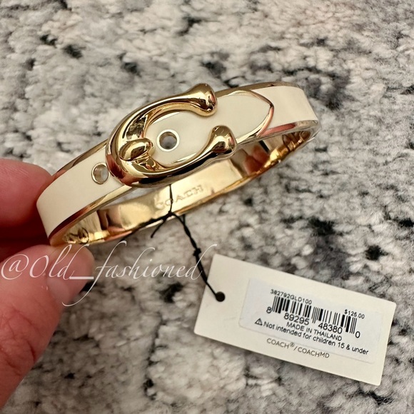 COACH C Hinged Bracelet - Picture 4 of 11